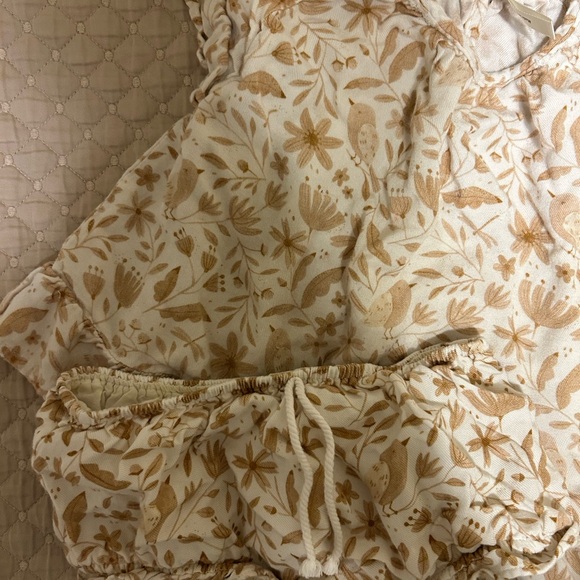 Rylee + Cru Floral Print Top and Bloomers - Picture 3 of 4